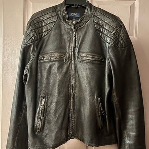 Polo Ralph Lauren 100% Lamb Leather Jacket